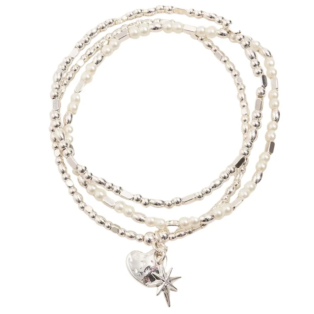 Phase Eight Silver Beaded Bracelet
